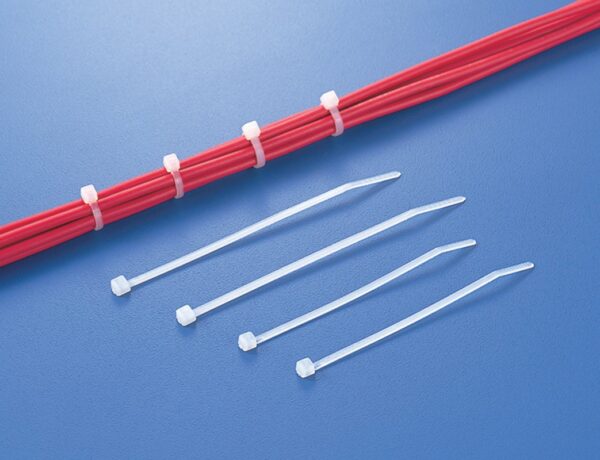 4 Cable Ties" White