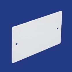 Twin PVC Blank Plate